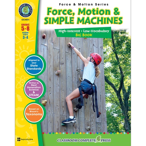 [4511 CCP] Force Motion & Simple Machines Big Book