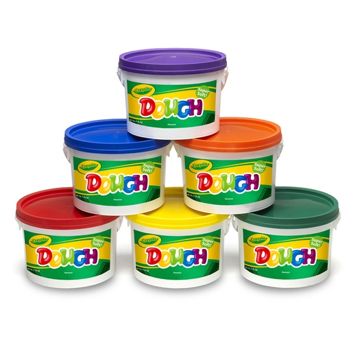 [570016 BIN] Super Soft Modeling Dough in 6 Assorted Colors