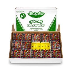 [528019 BIN] 832ct Crayola 64 Color Crayon Classpack