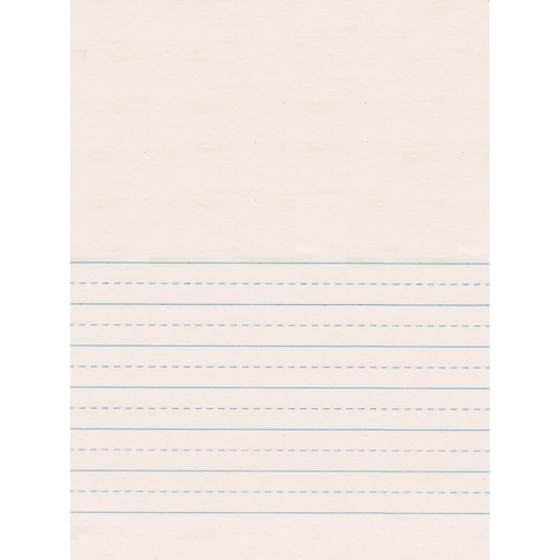 [2650 PAC] 9" x 12" Picture Story Newsprint Short Ruled Handwriting Paper 500 Sheets