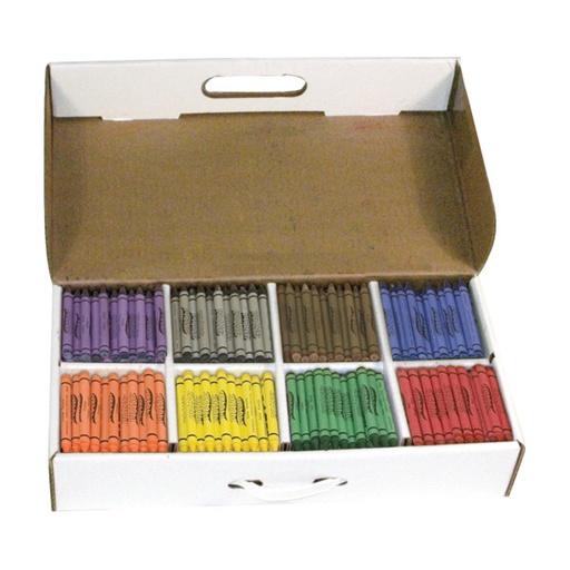 [32340 DIX] 400 Count Master Pack Crayons in 8 Colors