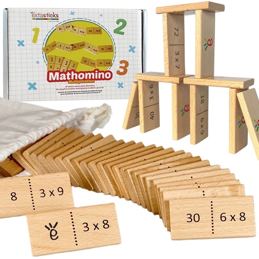 [3307 EXAE] Mathomino Times Tables Multiplication Domino Math Game