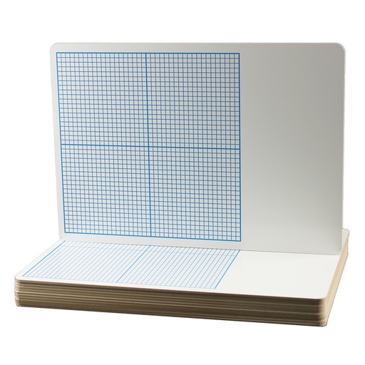 [11261 FS] 1/4" Graph 11" x 16" Dry Erase Boards Pack of 12