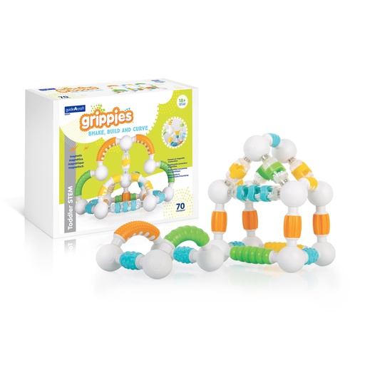 [8324 GC] Grippies® Shake, Build and Curve 70-Piece Set
