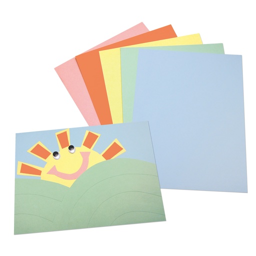 [5171 PAC] 9x12 Assorted Color Tagboard 100 Sheets