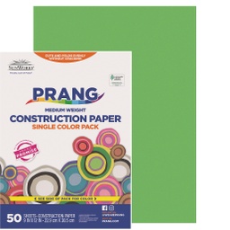 [9603 PAC] 9x12 Bright Green Sunworks Construction Paper 50ct Pack
