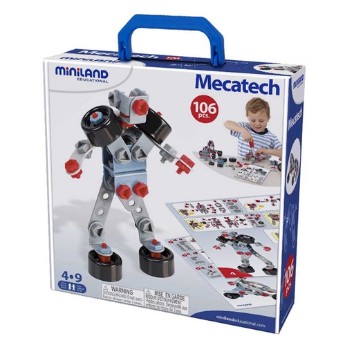 [95015 MIN] Mecatech Vehicle & Robot Building Set 106 Pieces