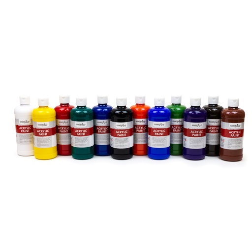 [881030 RPC] Acrylic Paint Pint Primary Set of 12
