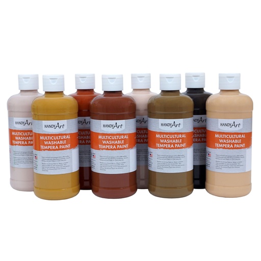 [882267 RPC] Multicultural Washable Tempera 8-Pint Set