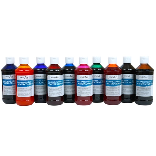 [882275 RPC] 10-Color Basic Kit Washable Liquid Watercolors