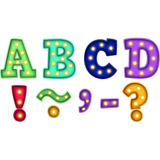 [77285 TCR] Marquee Bold Block 3" Magnetic Letters