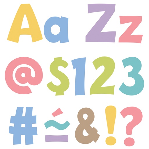 [79772 T] Summer Morning 4" Playful Combo Ready Letters®