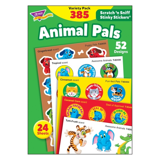 [83915 T] Animal Pals Stinky Stickers® Variety Pack