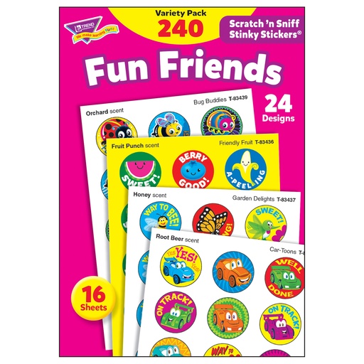 [83917 T] Fun Friends Stinky Stickers® Variety Pack
