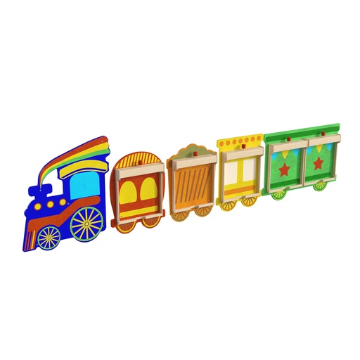 [06486 FF] Wooden Train Wall System for Accessory Panels