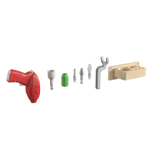 [13118 FF] Tools & Holder for Screws and Peg System Activity Board Accessory Panel