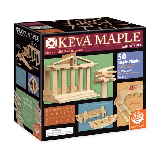[66001 MWA] Keva Maple Plank Set, 50 piece