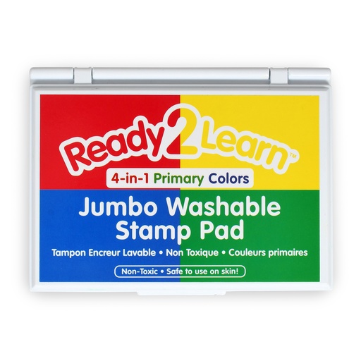 [10053 CE] Jumbo Washable Stamp Pad - 4-in-1 Primary Colors