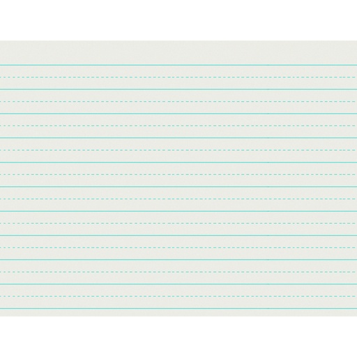 [2622 PAC] Newsprint Handwriting Paper, Alternate Dotted, Grade 2, 3/4" x 3/8" Ruled Long, 11" x 8-1/2", 500 Sheets