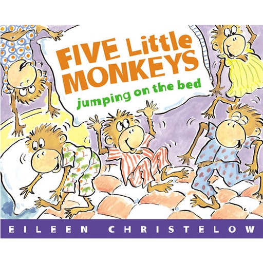 [57011 IG] Five Little Monkeys Jumping on the Bed Book