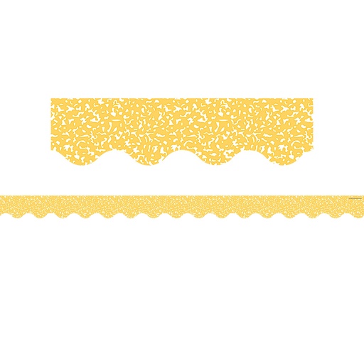 [9315 TCR] Composition Yellow Scalloped Border Trim