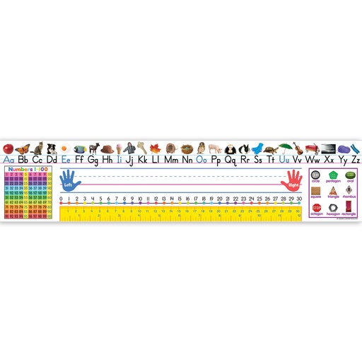 [4777 TCR] Colorful Traditional Printing Jumbo Name Plates, 18" x 24", Pack of 36