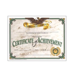 [VA508 H] 30ct Certificate of Achievement Awards