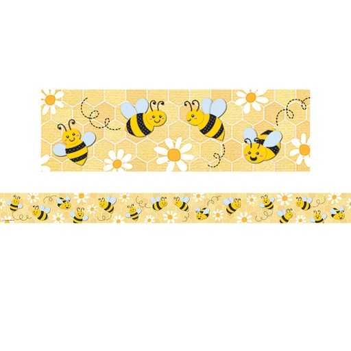 [6908 TCR] Buzzing Bees Straight Border Trim