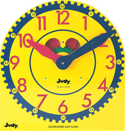 [ID99086 CD] Color Coded Judy Clock