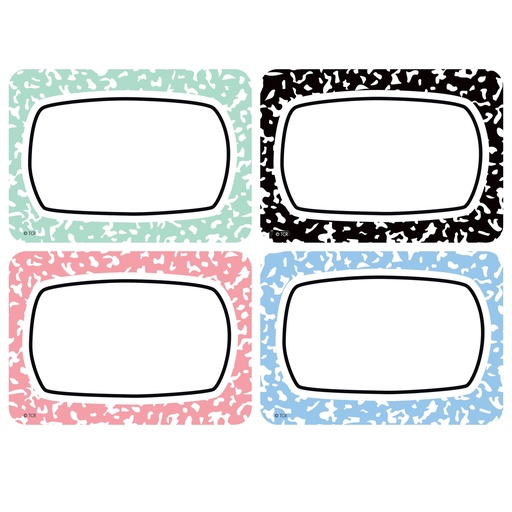 [9320 TCR] Cool for School Name Tags/Labels – Multi-Pack