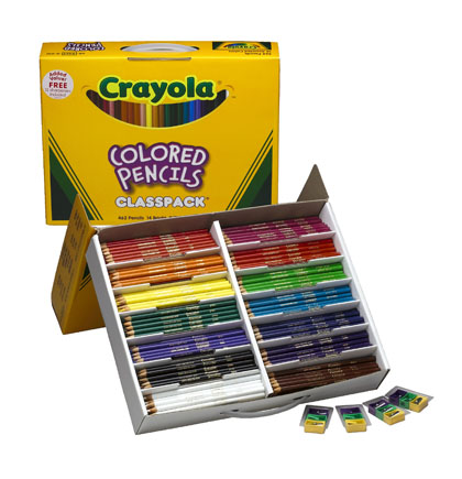 [688462 BIN] Crayola 462ct 14 Color Colored Pencils Classpack