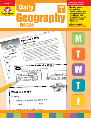 [3710 EMC] Daily Geography Practice Grade 1