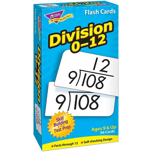 [53106 T] Division 0-12 Skill Drill Flash Cards
