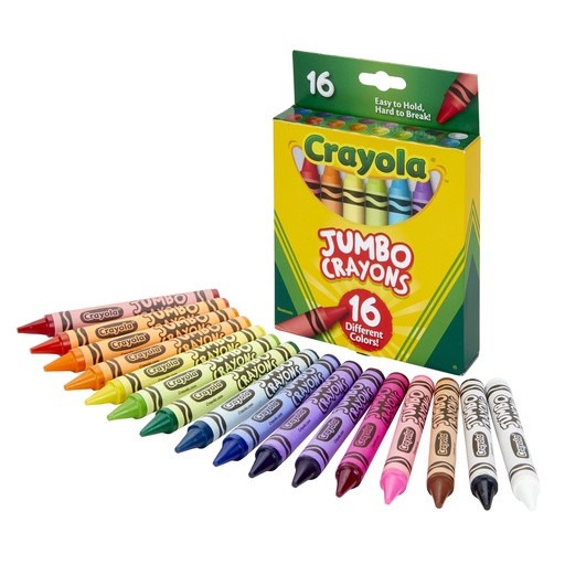 [520390 BIN] Jumbo Crayons 16 Colors