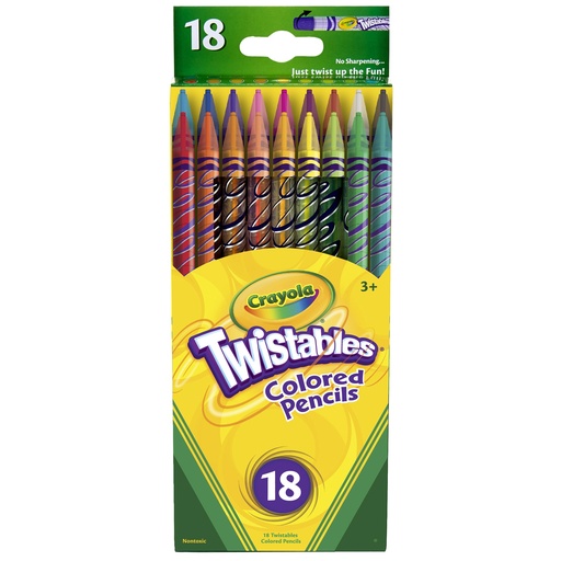 [687418 BIN] Twistables® Colored Pencils 18 Count