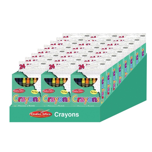 [42024ST CLI] Crayons 24ct of 24 Colors