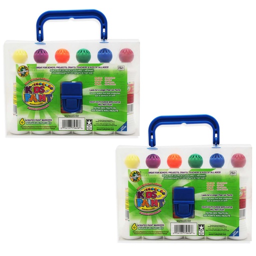 [75626-2 CV] Assorted Scented Paint Markers 12ct in 6 Colors
