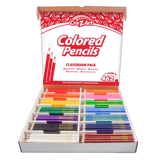 [740021 CZA] Colored Pencil Classroom Pack 462ct in 14 Colors