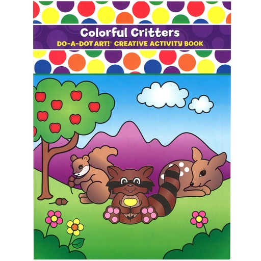 [B360 DOT] Colorful Critters Creative Art & Activity Book