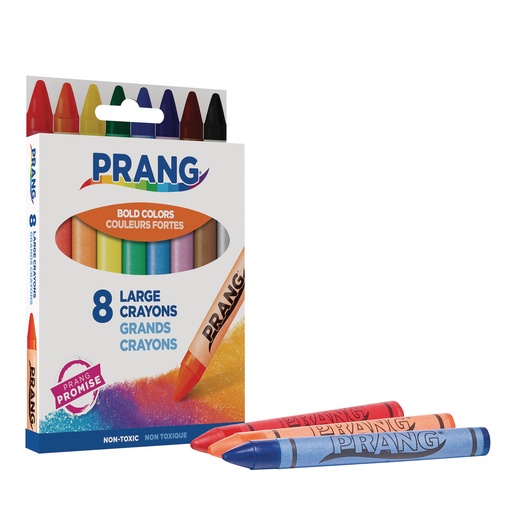 [X00900 DIX] Large 8 Color Soybean Crayons