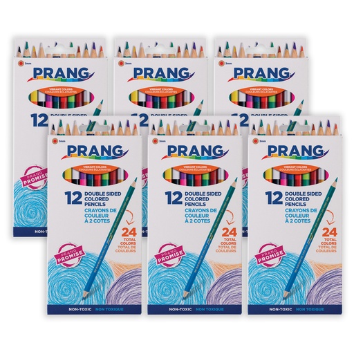 [221126 DIX] Duo Colored Pencils 6 Sets in 24 Colors