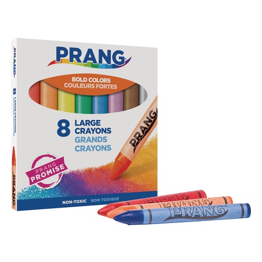 [51800 DIX] Large 8 Color Crayons