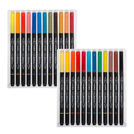 [L6521240 DIX] Aqua Brush Duo Art Markers 24 Colors