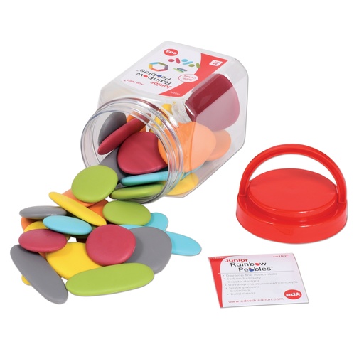 [13229 CTU] Earth Colors Junior Rainbow Pebbles® Mini Jar Set of 36