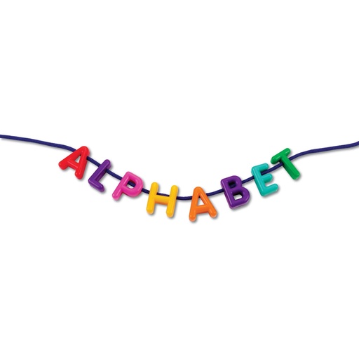 [6401 LER] Plastic Lacing Uppercase Alphabet