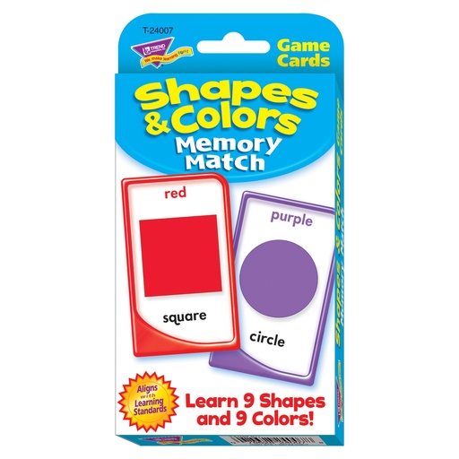 [24007 T] Shapes & Colors Memory Match Challenge Cards®
