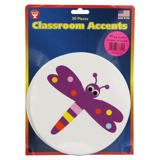 [33714 HG] 6" Bugs Accents Pack of 30
