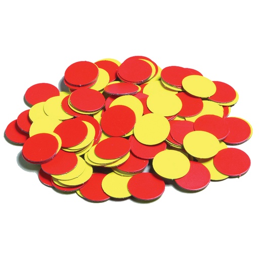 [7210 CTU] Plastic Magnetic Two-Color Counters Set of 200