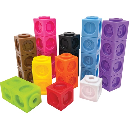 [20708 TCR] Numbers and Shapes Connecting Cubes Set of 100