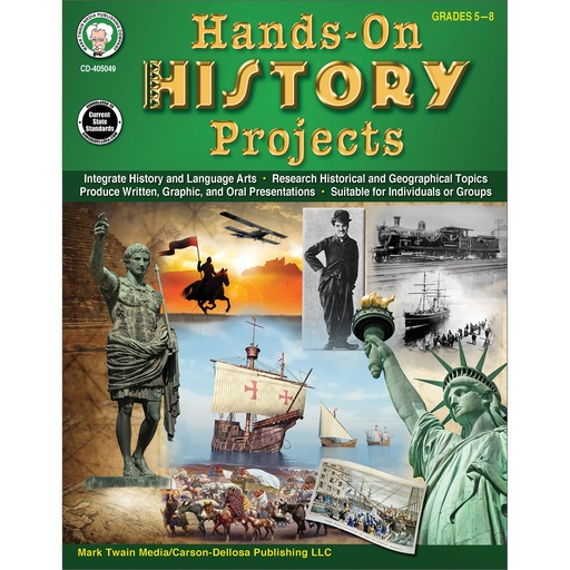 [405049 CD] Hands-On History Projects Resource Book | 405049 CD